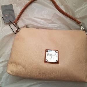 Valentina leather triple entry cгrossbody